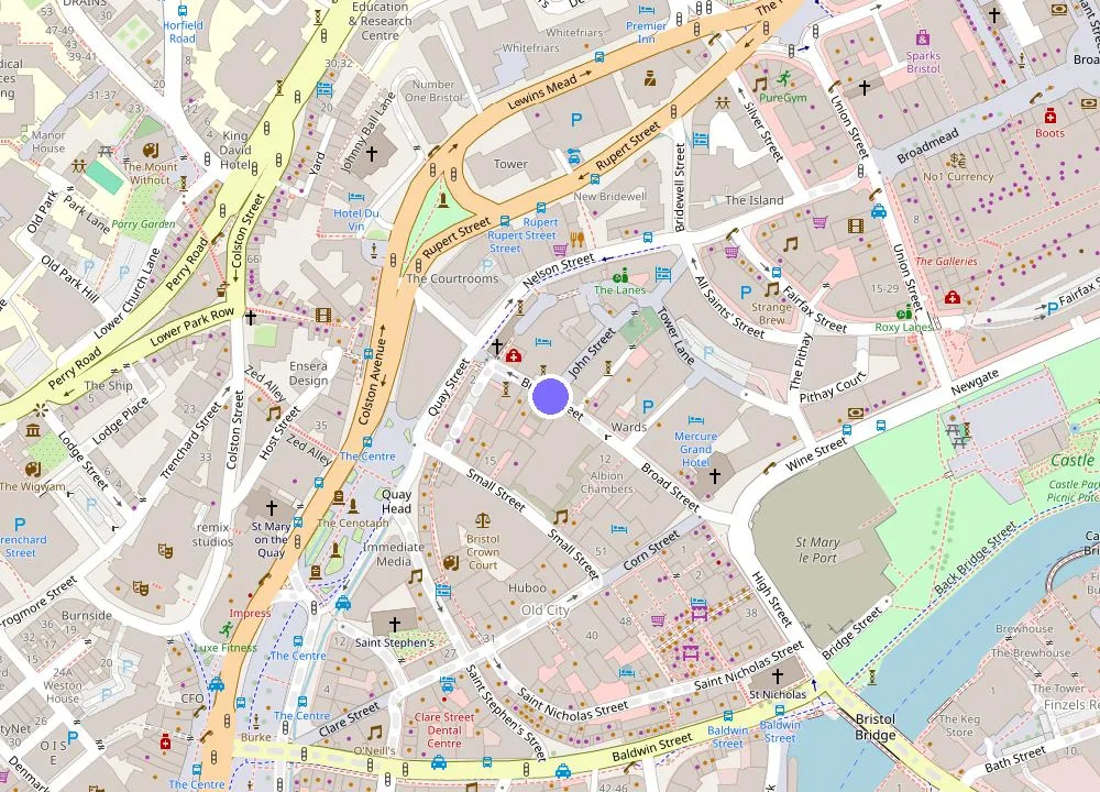 Map: Clayton Hotel Bristol City